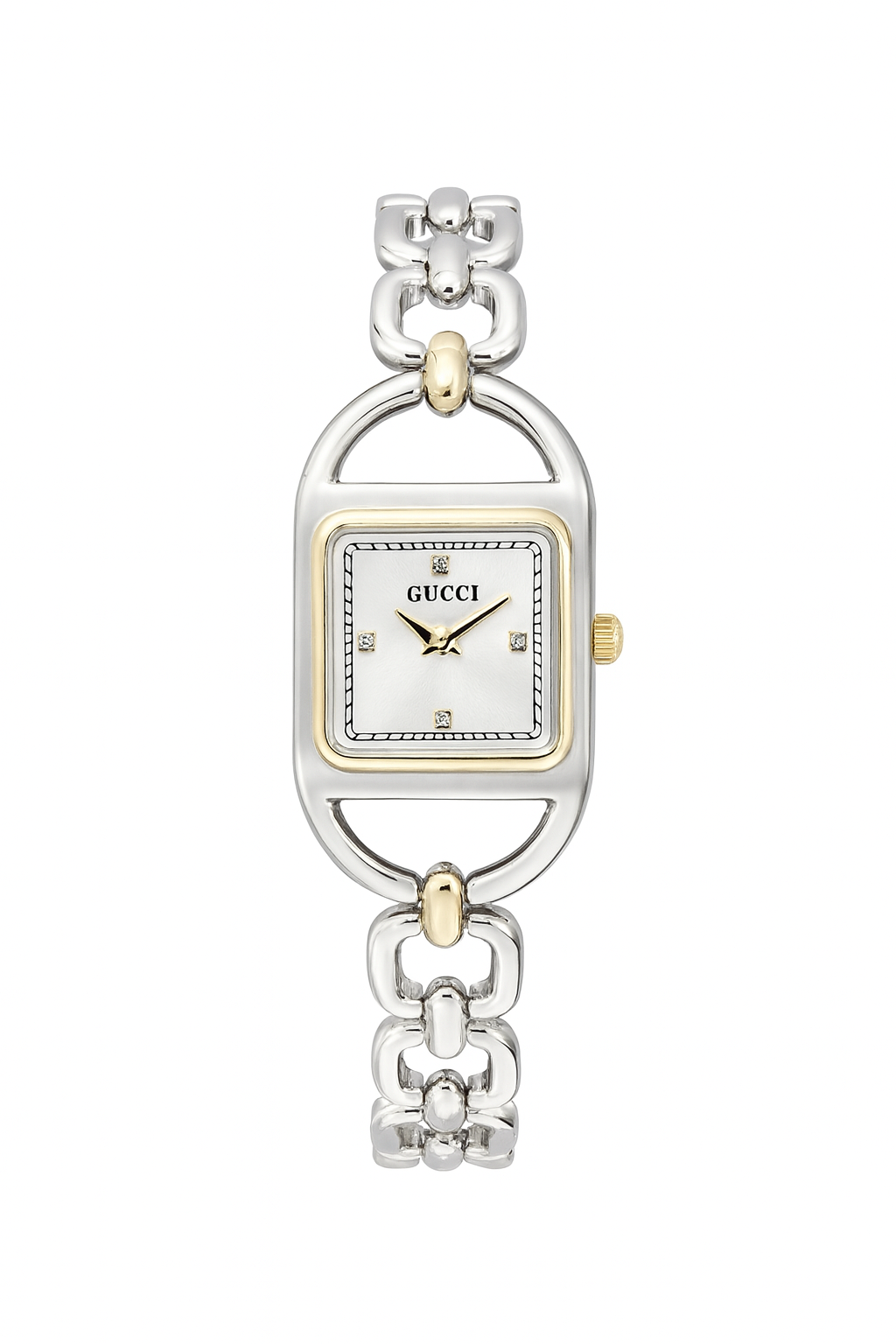 Montre Gucci chaîne argentée