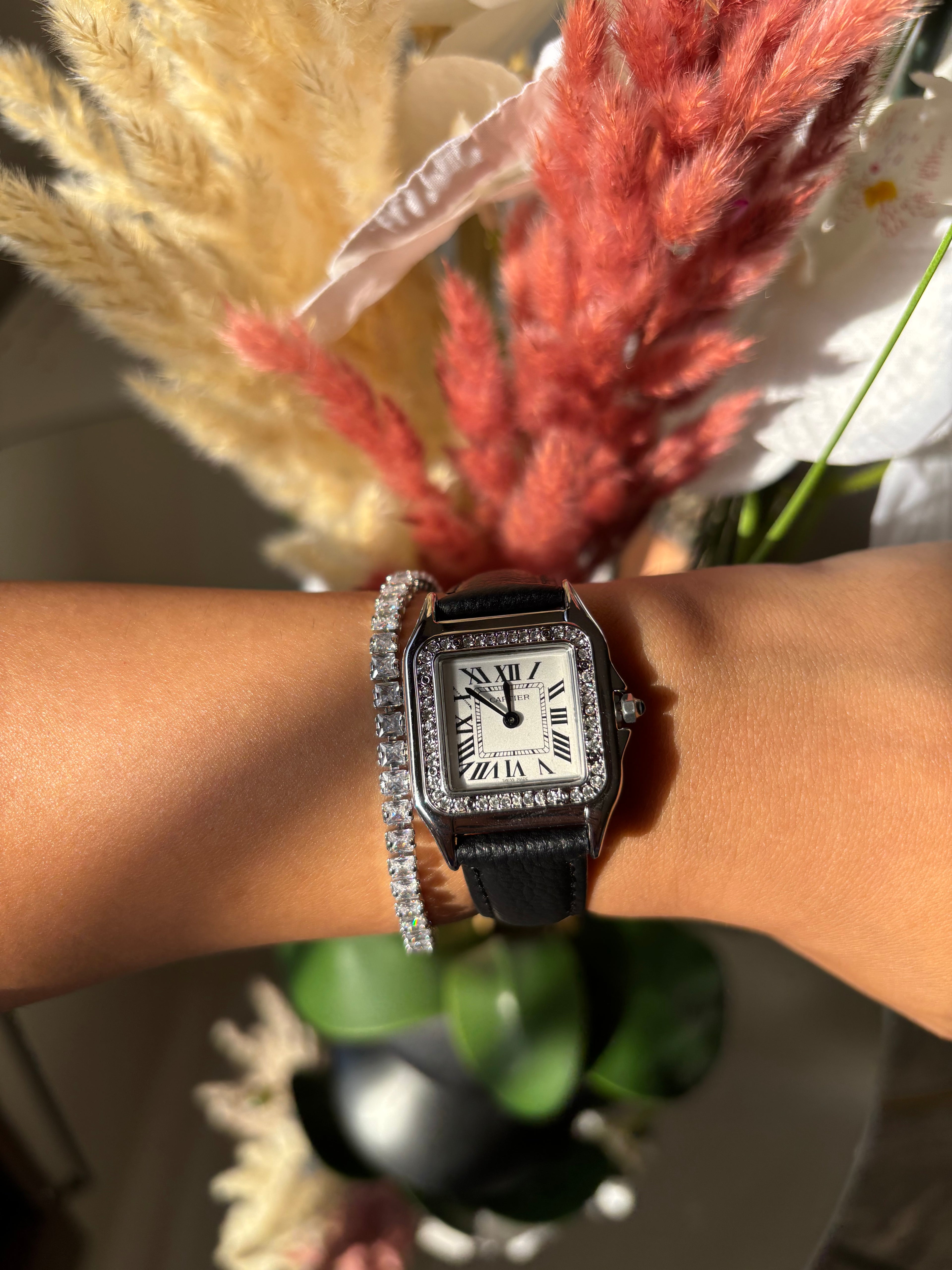 Cartier cuir noir